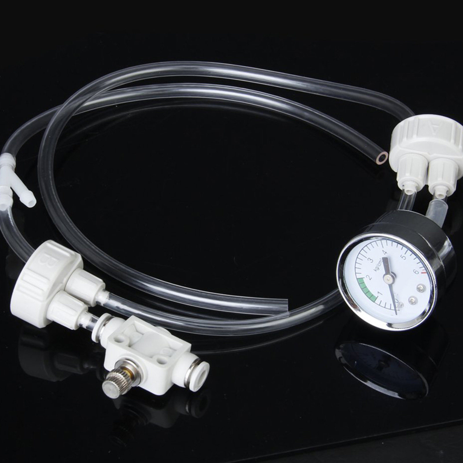 Planted Aquarium Tank Kit - D201 アクアリウムCO2発生器DIYシステムキット プラスチック・金属部品 水草水槽用 水草の成長促進 安全で簡単なセットアップ