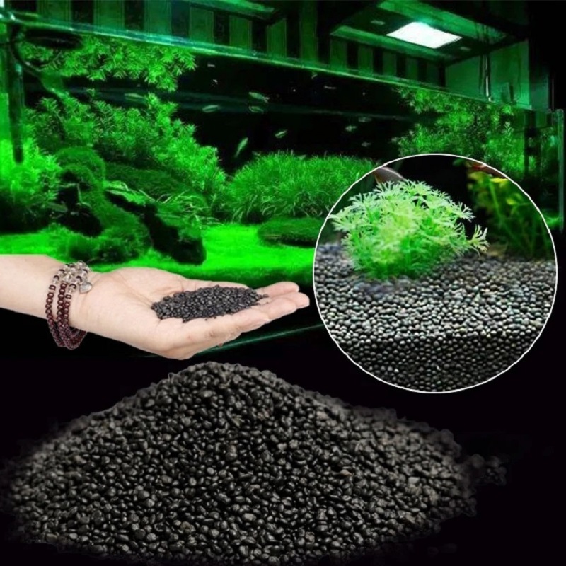 Aquarium Plant Liquid Fertilizer - 水槽水草泥植物種子土壌水槽底砂栄養土壌黒泥水草水槽底土壌肥料