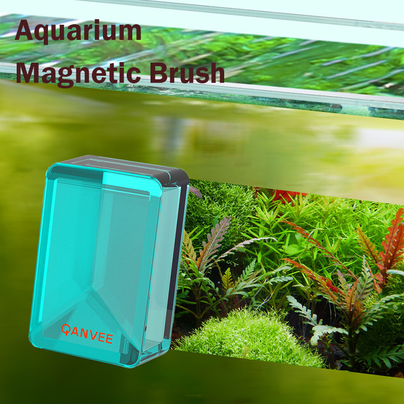 Planted Aquarium Tools - Qanvee-水族館磁気ブラシ、クリーニングツール、ガラスクリーナー、水槽アクセサリー、魚タンク、肉、植物、装置、リーフ