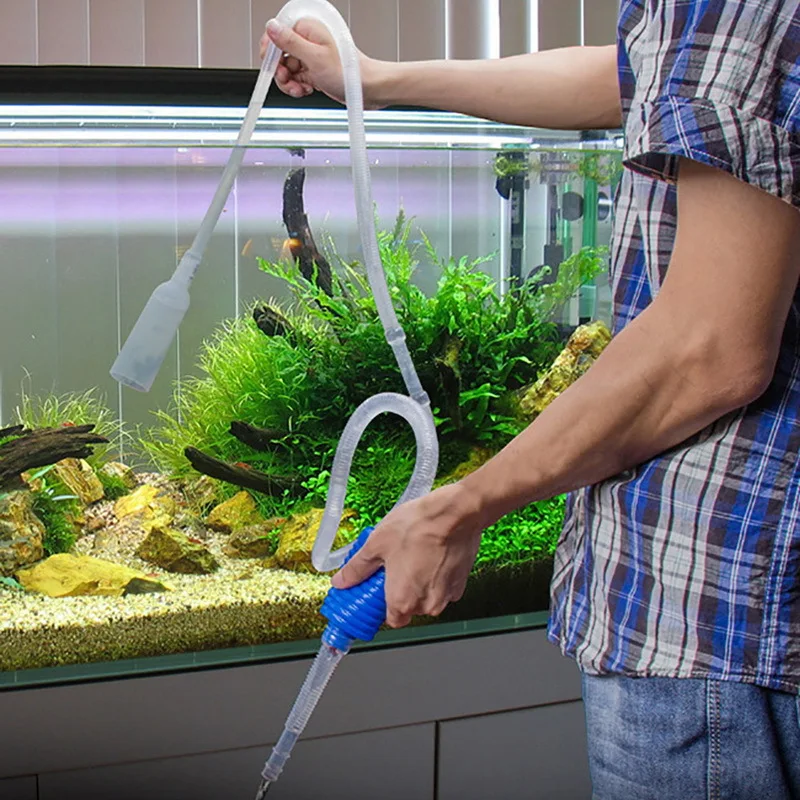 Planted Aquarium Tools - 水族館サイフォン水槽サイフォン掃除機ポンプ半自動水交換チェンジャー砂利水フィルター水族館ツール 1.4 メートル