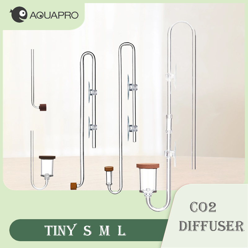 Planted Aquarium Co2 - 水族館 CO2 ディフューザー水槽バブルミニカウンターアクセサリー噴霧器機器アクヴァリウムフィルターテラリウムマリングッズツール