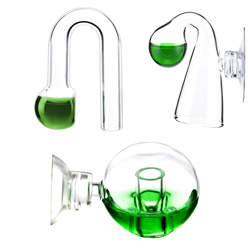 Aquarium Plant Order - 拡散ガラス CO2 ドロップチェッカー水族館ハングオン CO2 モニターセンサー検出器インジケータ水槽水生植栽タンクテスト PH