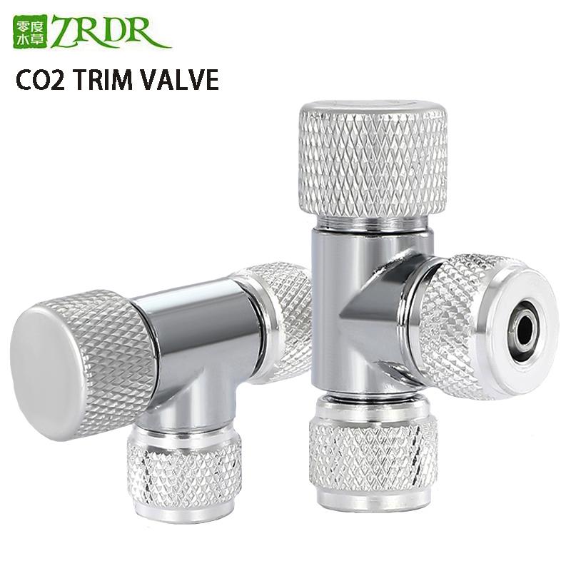 Planted Aquarium Co2 - ZRDR高品質ニードルバルブレギュレータースーツ 4*6mm CO2専用チューブ 水槽用CO2システム 二酸化炭素微調整用
