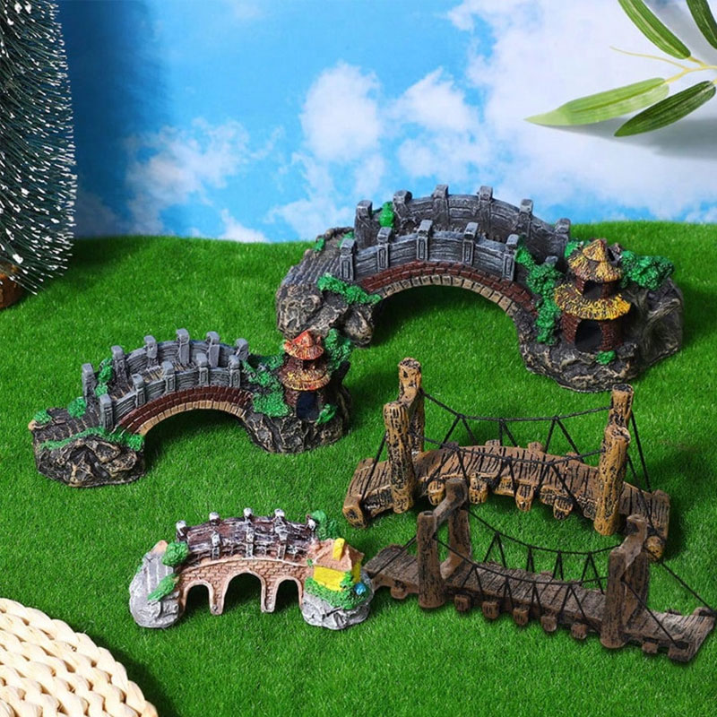 1ピース水槽風景橋、水槽装飾橋、水槽爬虫類装飾、誕生日装飾、 - Aquarium Plant Liquid Fertilizer のレビューと価格