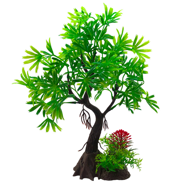 水槽DIY人工水槽装飾植物ツリーオーナメント水生植物草装飾ア - Aquarium Planted Tree のレビューと価格