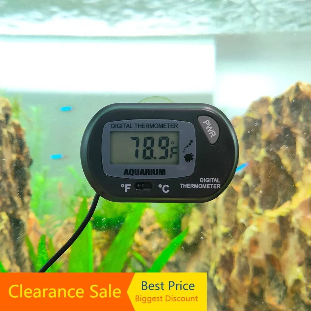 水族館用デジタル温度計,高精度温度計,植えられた水槽用ゲージ - Aquarium Plant Uk のレビューと価格
