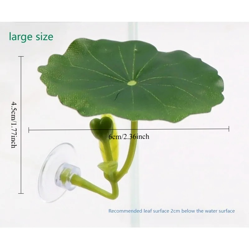 人工ベタリーフハンモック 強力な吸盤付き ストレス軽減 安全 - Aquarium Planted Tree のレビューと価格