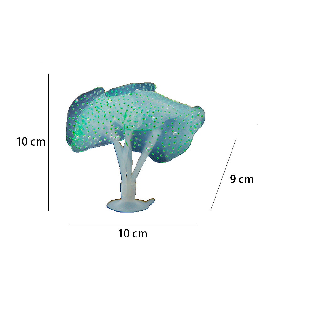 1 個発光アネモネ人工植物水族館の装飾プラスチック水中雑草草 - Aquarium Planted Fish Tank のレビューと価格