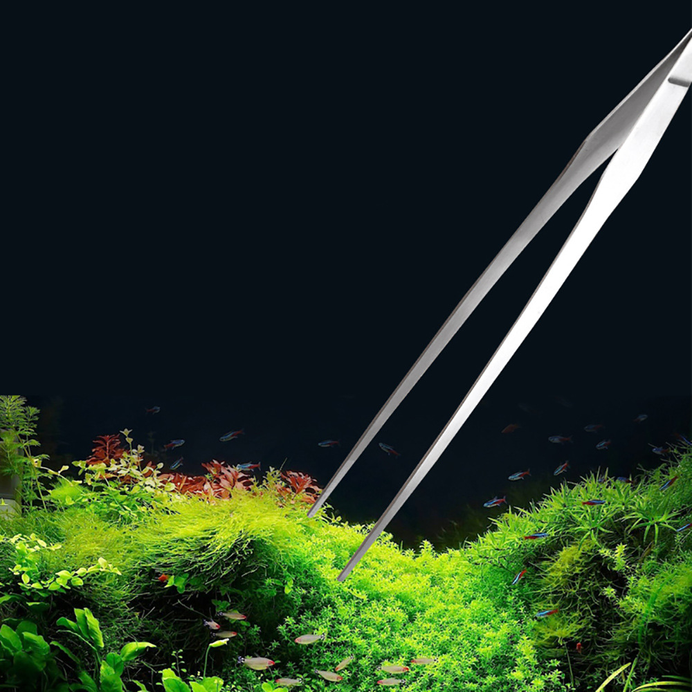 水族館アクセサリーハードステンレス鋼水族館ツールはさみピンセ - Planted Aquarium Tools のレビューと価格