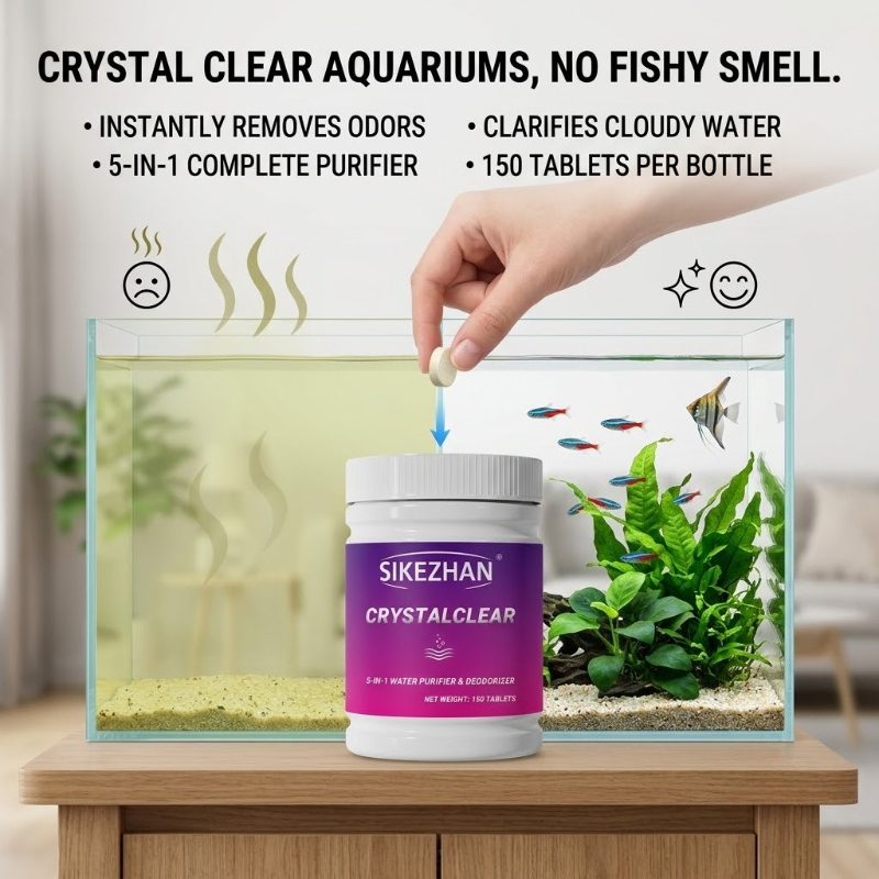 水槽水質ケアタブレット SIKEZHAN 藻類抑制剤 メチレ - Aquarium Plant Liquid Fertilizer のレビューと価格