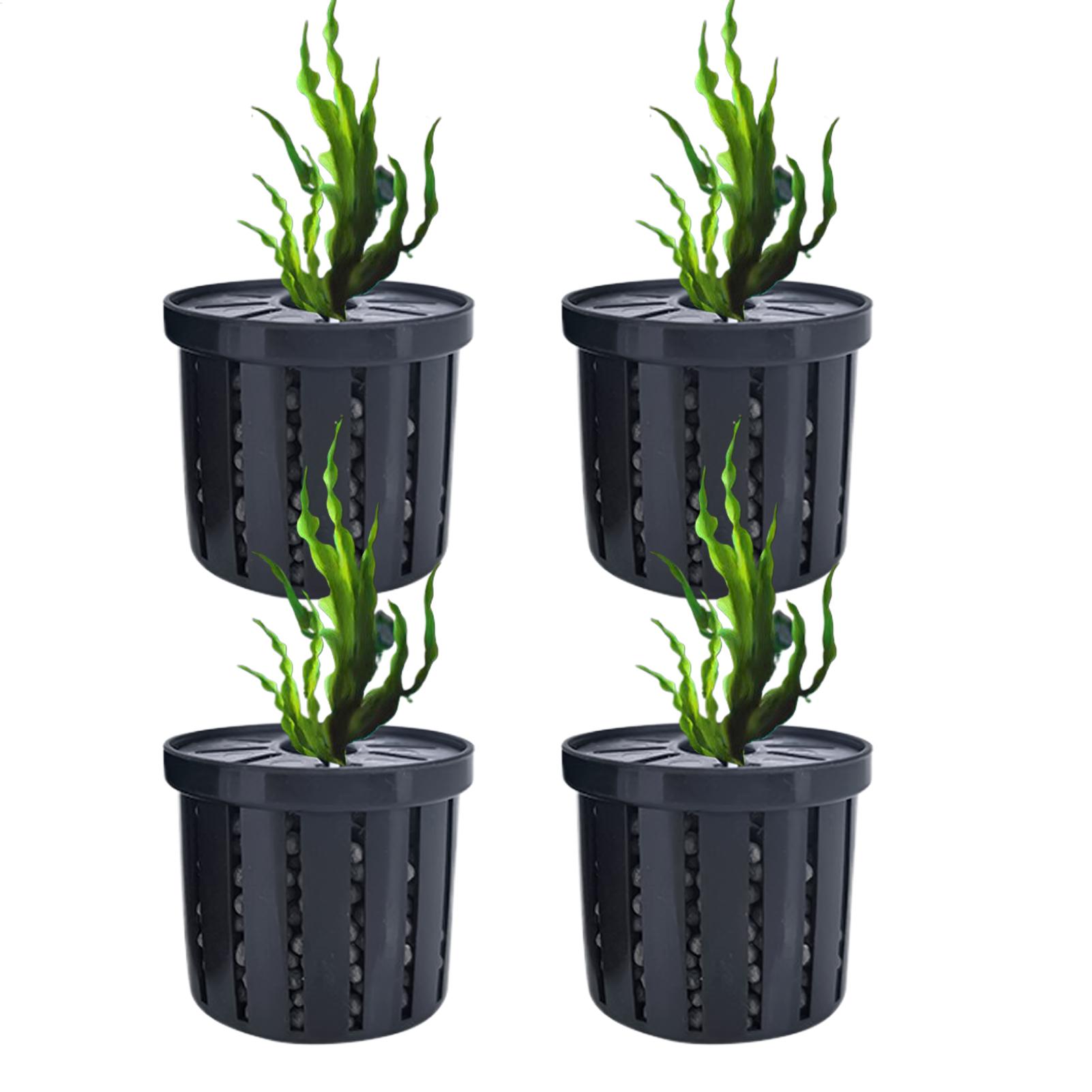 4 個水生植物吊り下げホルダー水槽プランターカップ穴付き水族 - Planted Aquarium Aquascape のレビューと価格