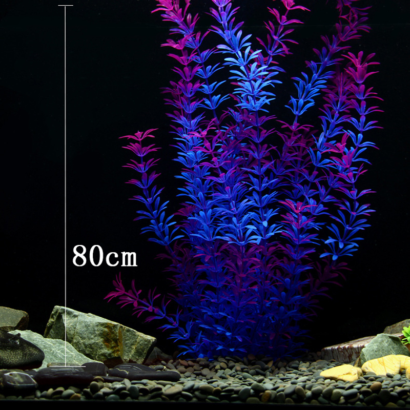 100cmのトロピカルプラント、大型人工水草、水中植物、ソフ - Aquarium Planted Tree のレビューと価格