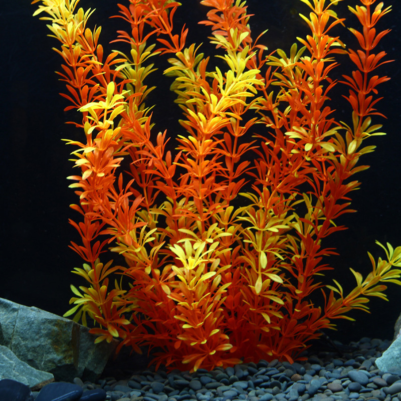 100cmのトロピカルプラント、大型人工水草、水中植物、ソフ - Aquarium Planted Tree のレビューと価格