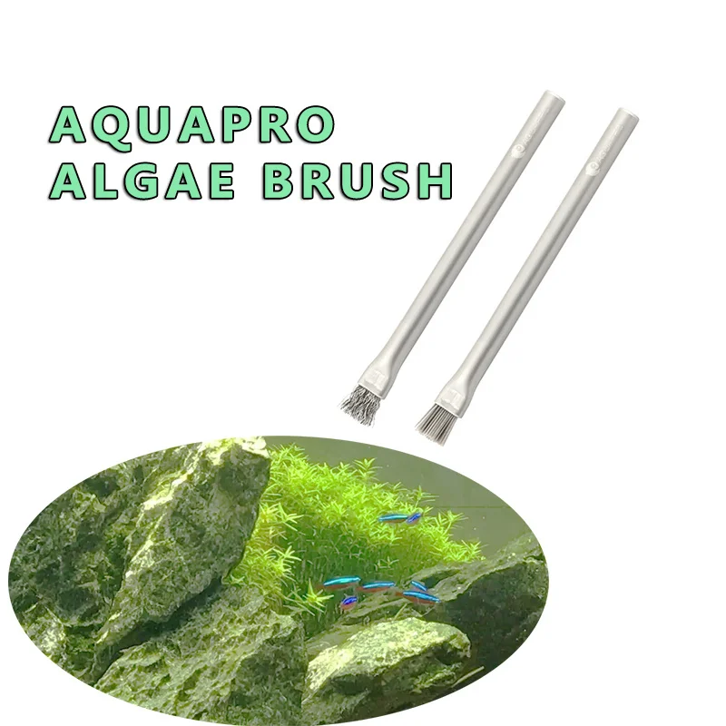Aquapro 藻類ブラシクリーニングブラシ水槽と水族館ツー - Planted Aquarium Tools のレビューと価格