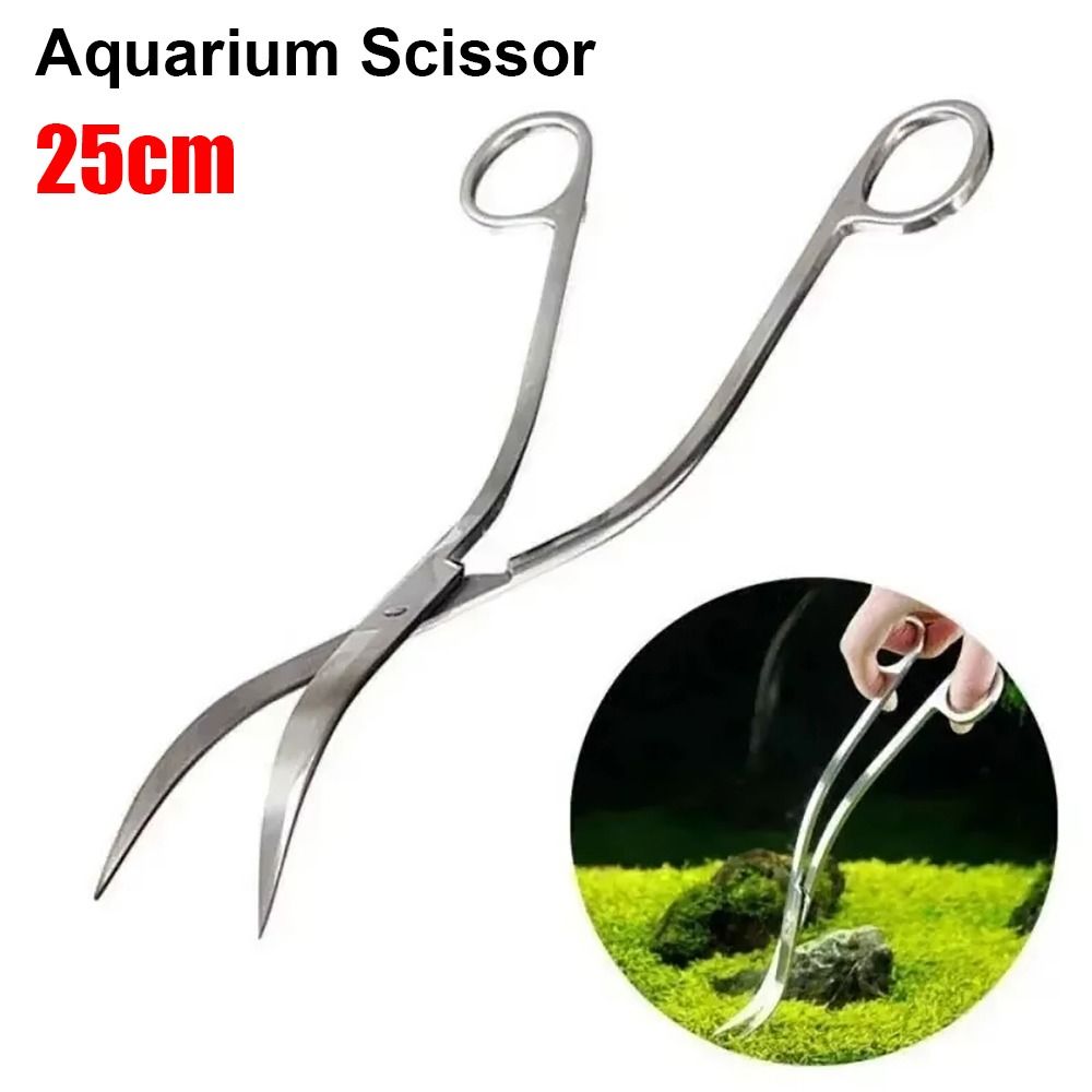 1個入り ステンレス製水槽用ハサミ 直線・曲線兼用 25cm - Planted Aquarium Tools のレビューと価格
