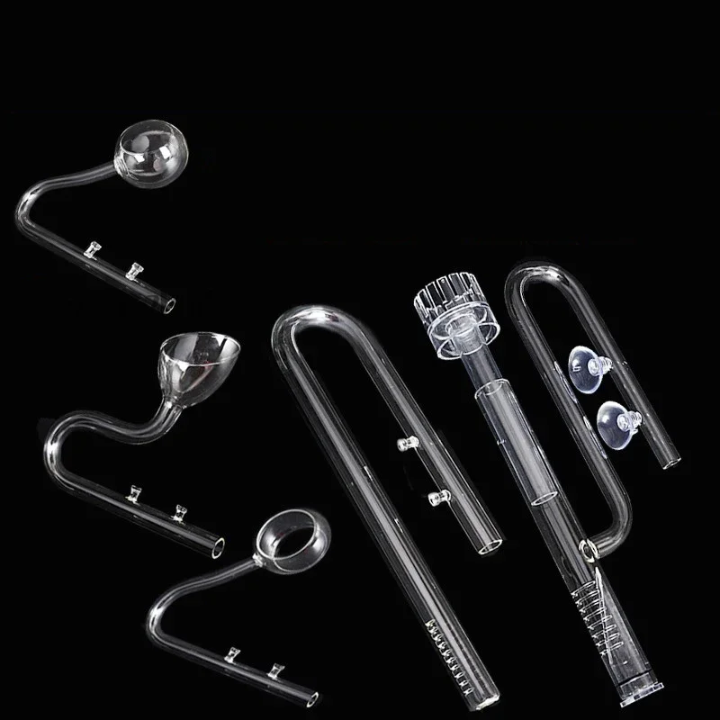 回転とスキマーを備えたガラスパイプ13mm,17mm,水族館 - Aquarium Lily Pipe のレビューと価格