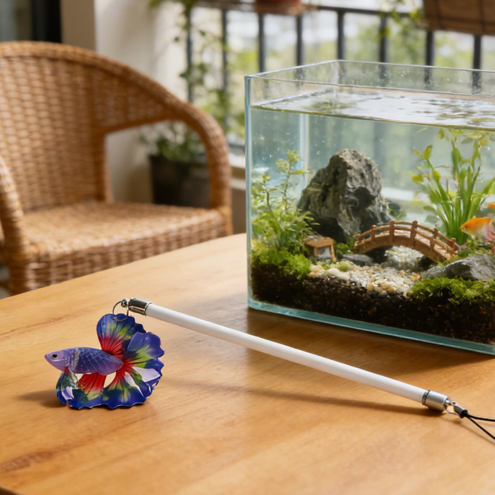 ベタ用フィッシュトレーニングワンド インタラクティブエンリッ - Planted Aquarium Betta のレビューと価格
