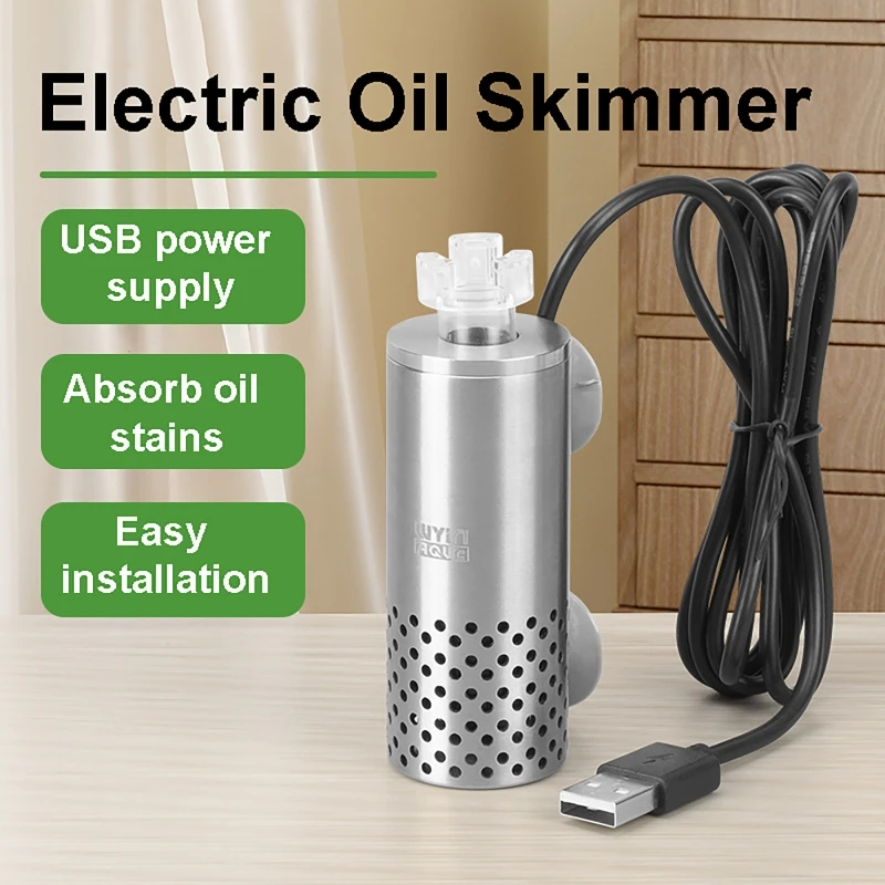 水槽用電動油膜除去フィルム 魚タンク ステンレス製USBフィ - Planted Aquarium Tools のレビューと価格