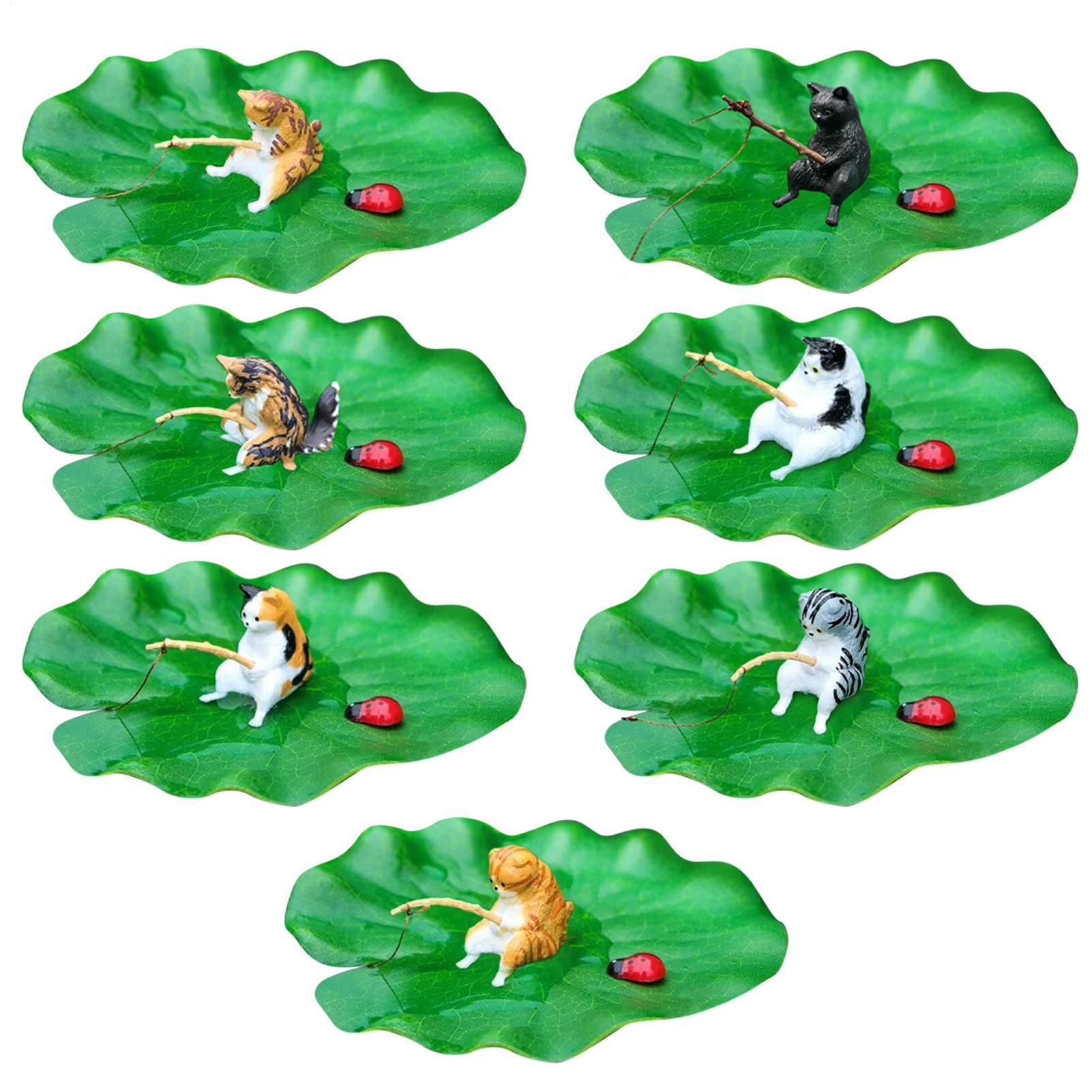 ミニフローティングキャットフィッシング蓮の葉水槽モデル装飾樹 - Aquarium Planted Tree のレビューと価格