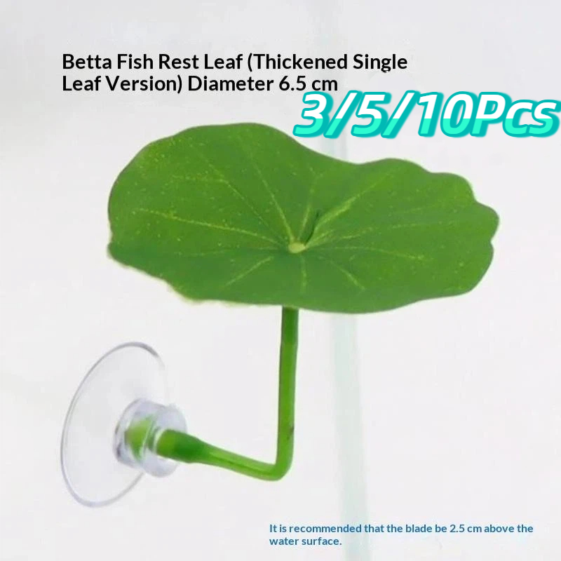 3/5/10 個プラスチック製ベタ休憩葉模擬蓮の葉隠れ場所産 - Planted Aquarium Betta のレビューと価格
